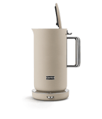 Aarke Kettle Sand with the lid open