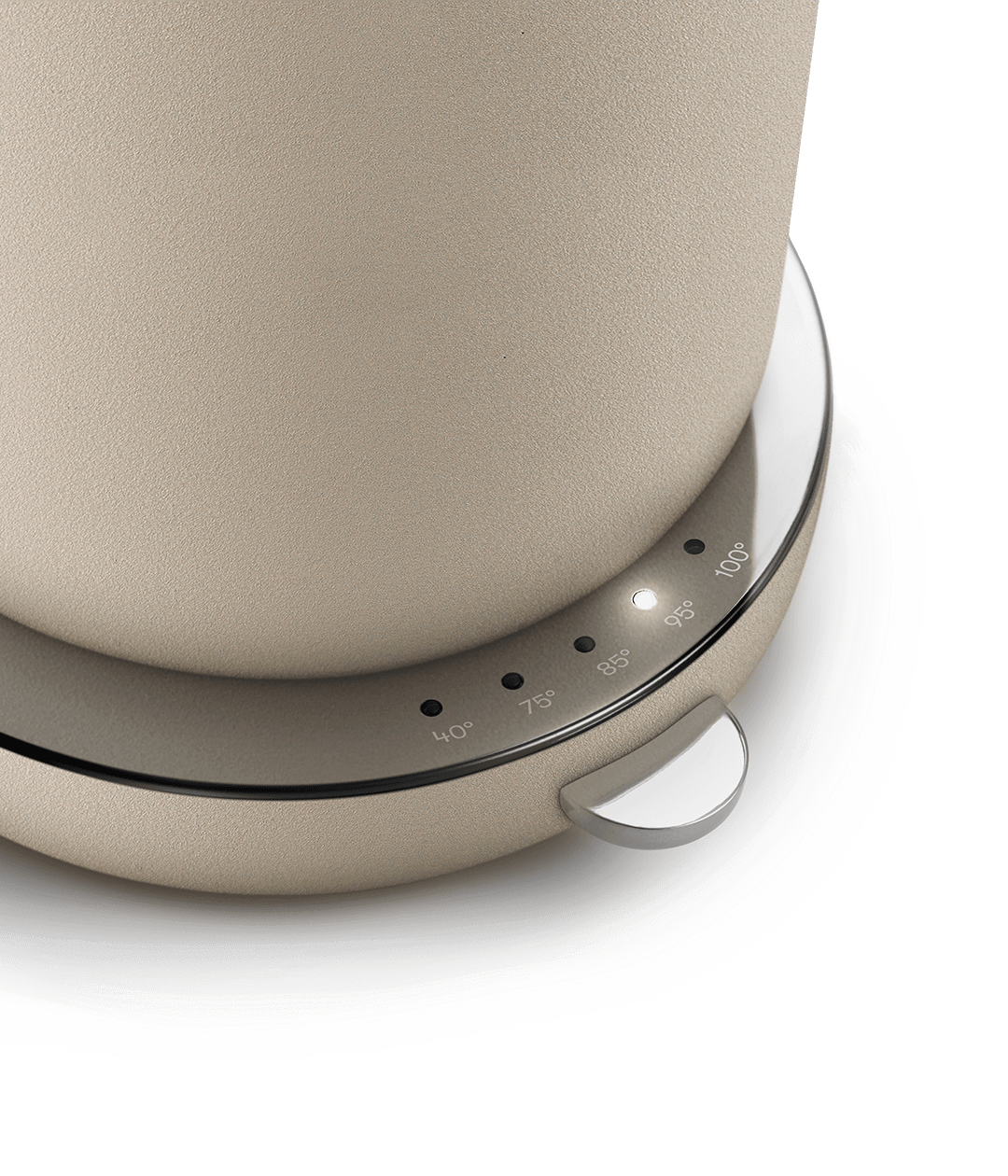 Aarke Kettle Sand temperature controls