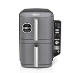 Ninja Double Stack XL 9.5L Air Fryer, 2 Drawers, Grey SL400UK