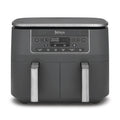 Ninja Dual Zone 6-in-1 7.6L Air Fryer, 2 Drawers, Gunmetal DZ300UK