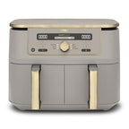 Ninja MAX Dual Zone Digital Air Fryer, 9.5L, Stone Gold DZ400UKSTGD