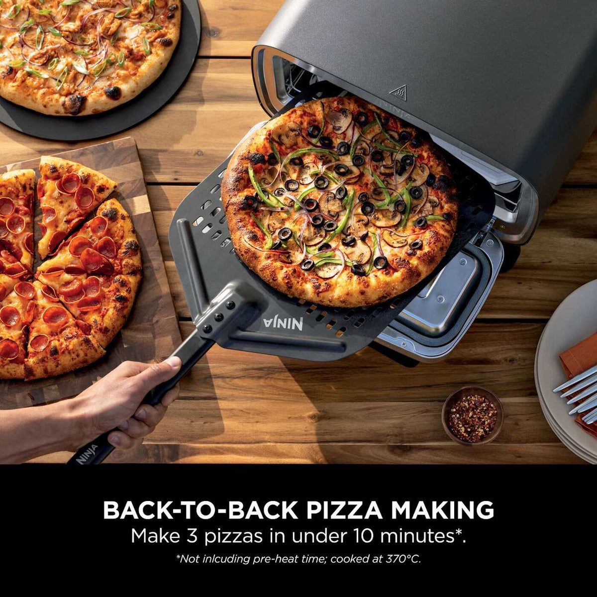 Ninja Artisan MO201UK Outdoor Pizza and Air Fry Oven – product image 4