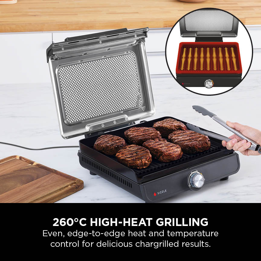 Ninja Sizzle Indoor Grill & Flat Plate GR101UK – view 4