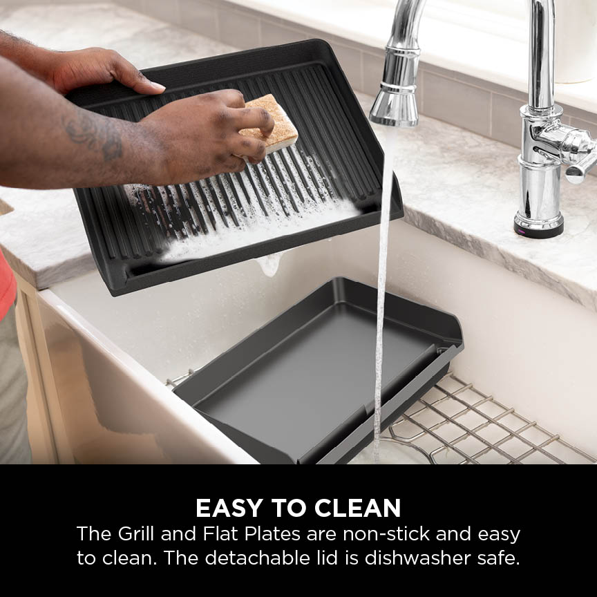 Ninja Sizzle Indoor Grill & Flat Plate GR101UK – view 9