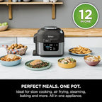 Ninja Speedi 12-in-1 Multi-Cooker and Air Fryer, 5.7L, Grey ON500UK