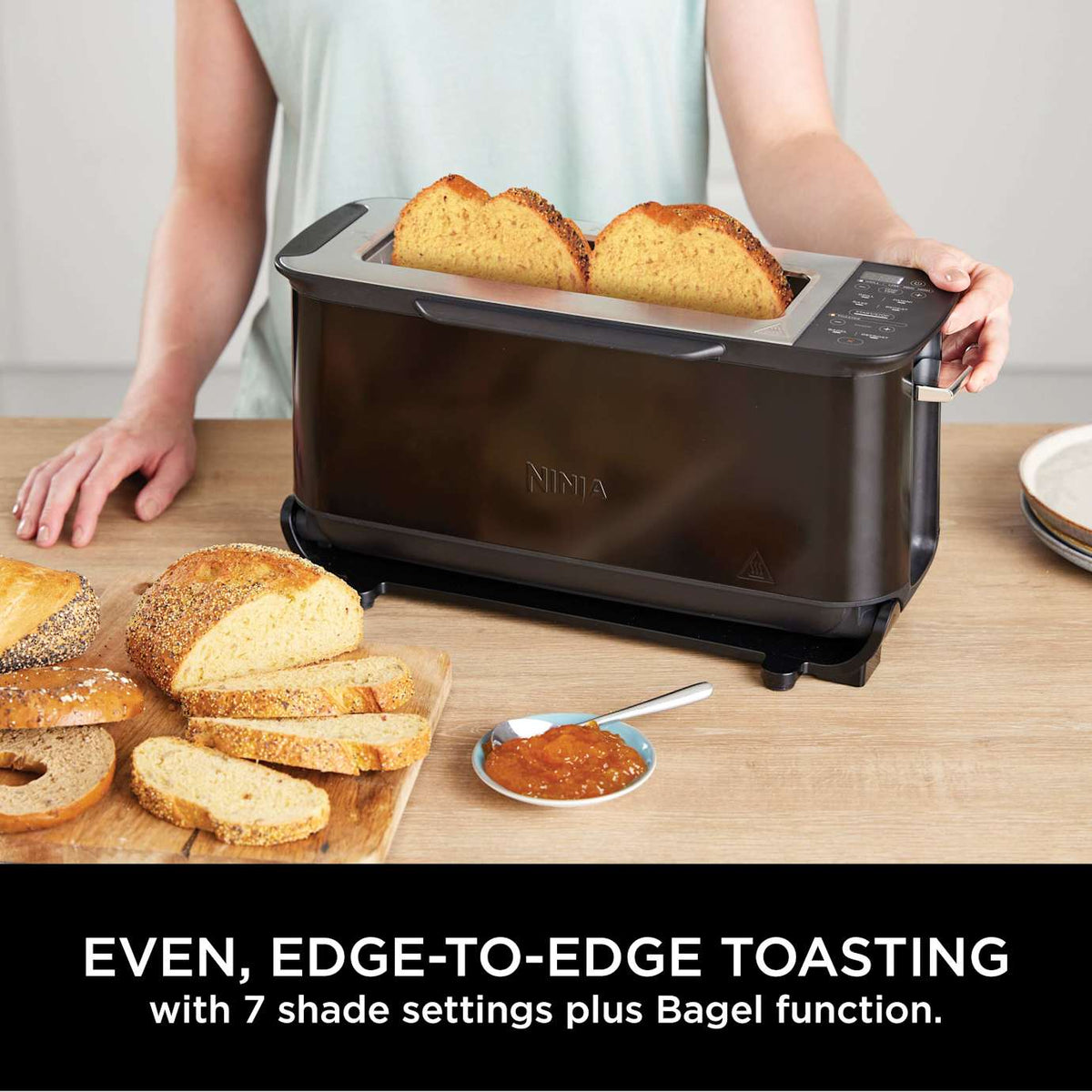 Ninja Foodi 3-in-1 Toaster, Grill and Panini Press – Black – view 3