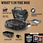 Ninja Woodfire Electric 7-in-1 BBQ Grill & Smoker, Grey/Black OG701UK