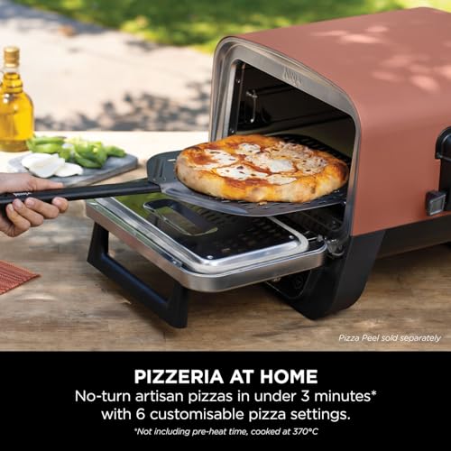 Ninja Woodfire 8-in-1 Electric Outdoor Oven and Pizza Oven, Orange OO101UK