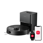 Roborock Q7 L5+ robot vacuum and auto-empty dock – black