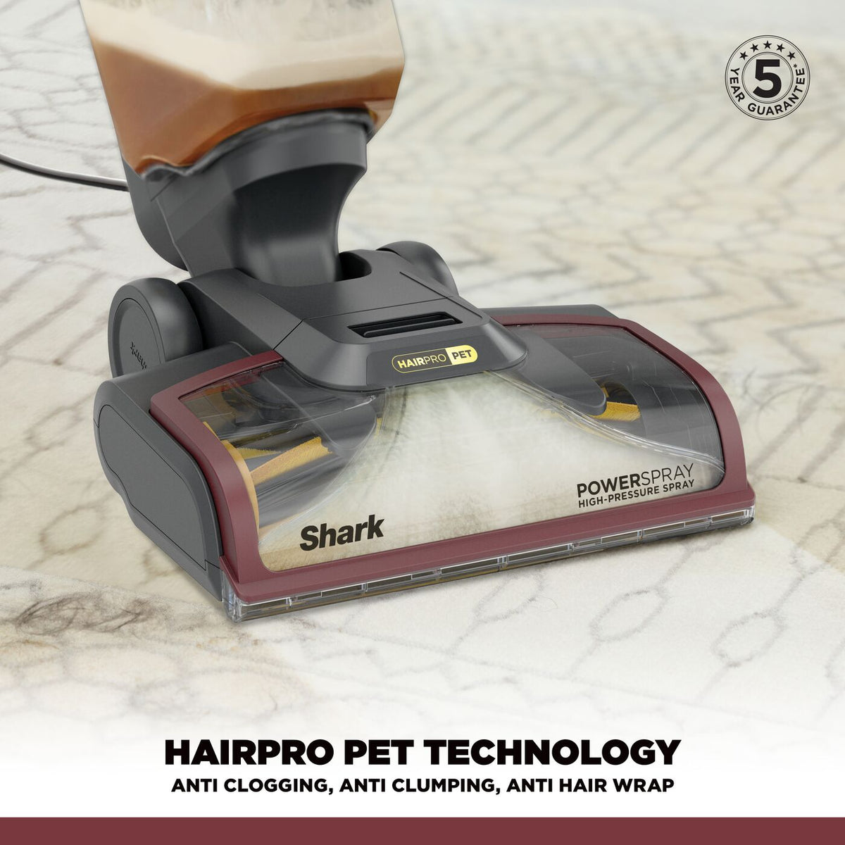 Shark CarpetXpert HairPro Pet Deep Carpet Cleaner EX220UK – view 4