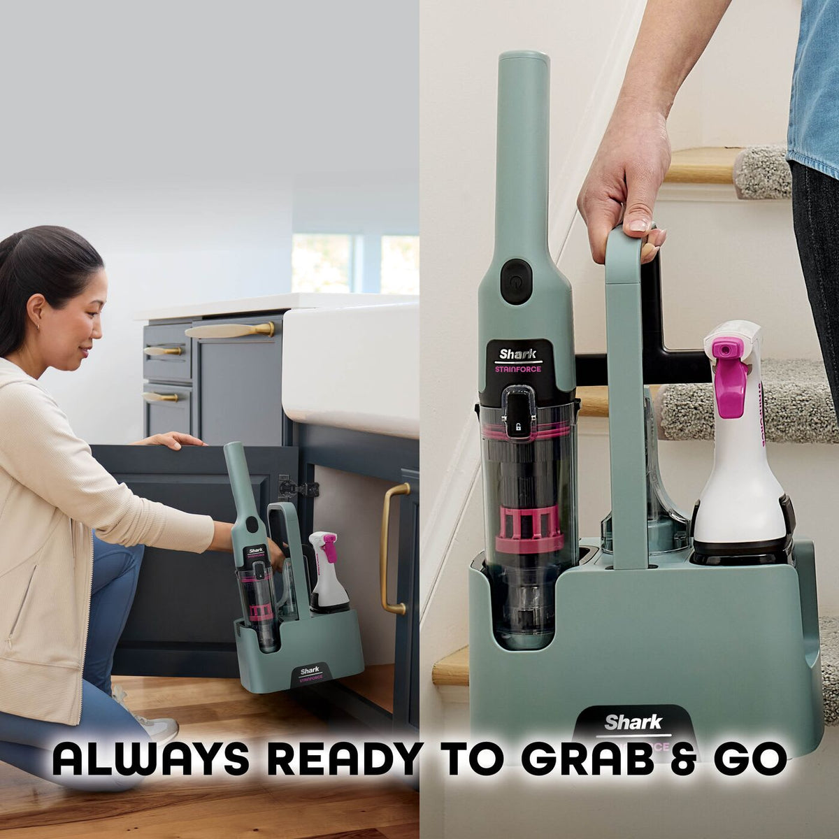 Shark StainForce cordless spot cleaner – Hawaii Grey – view 8