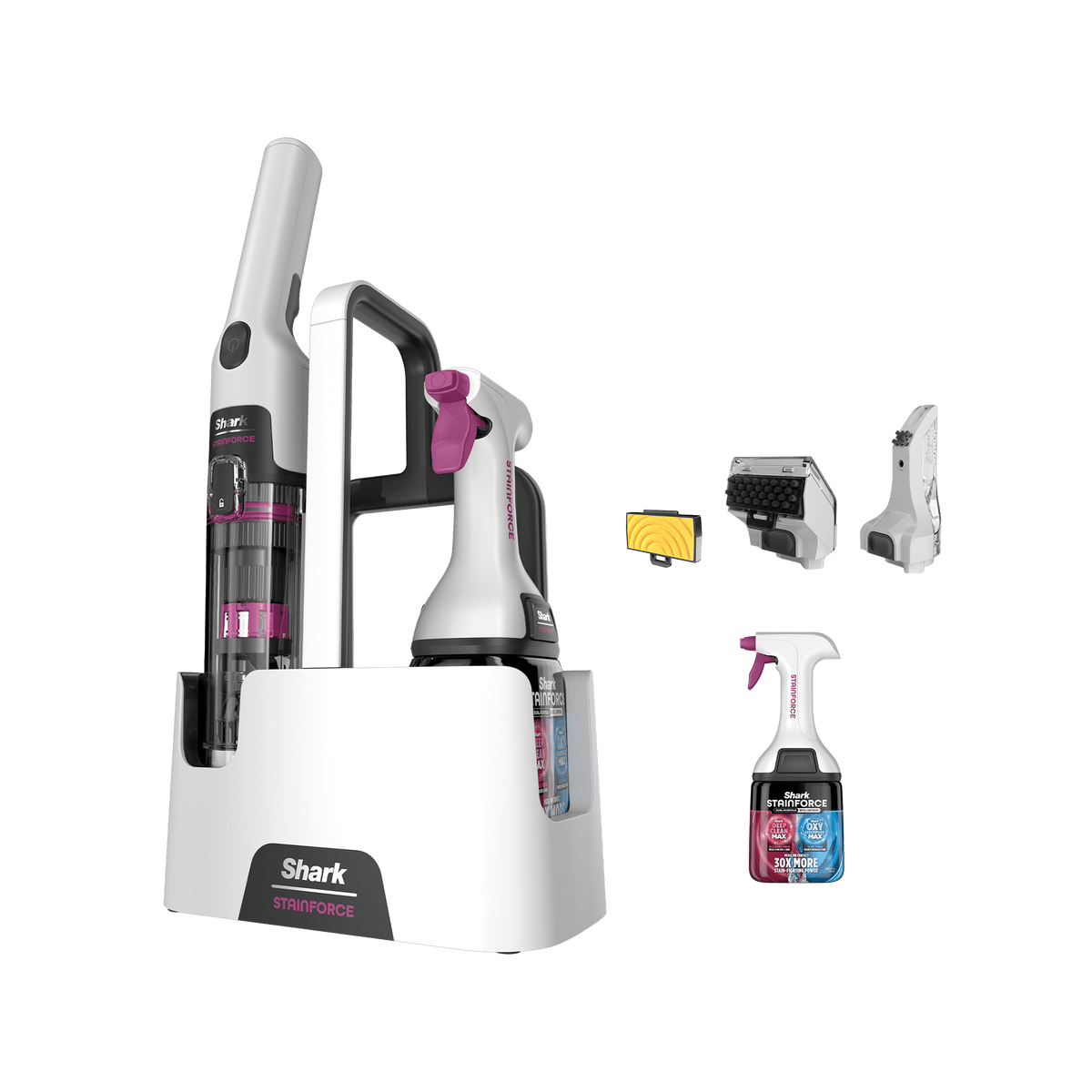 Shark StainForce cordless spot cleaner – White – view 1